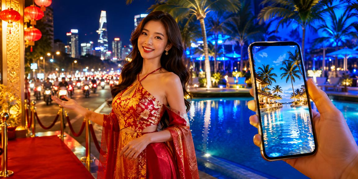 Người dùng TP.HCM tham gia lễ hội và chơi casino mobile trong không khí náo nhiệt
