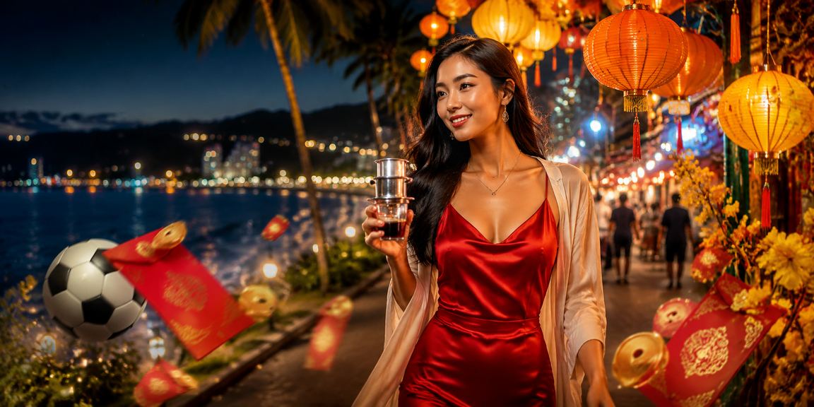 Người dùng tại Phan Thiết thưởng thức cà phê và tham gia cá cược thể thao trực tuyến trên điện thoại